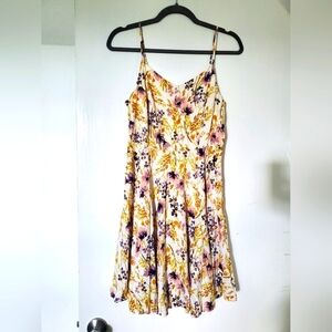 Old Navy Floral Boho Sun Dress Medium
